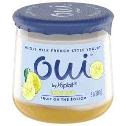 Oui by Yoplait French Style Lemon Whole Milk Yogurt, 5 OZ Jar
