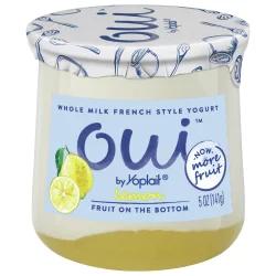 Oui by Yoplait French Style Yogurt, Lemon, Gluten Free Yogurt, 5.0 oz
