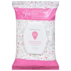 Summer's Eve Simply Sensitive Daily Feminine Wipes, Removes Odor, pH Balanced, 32 count