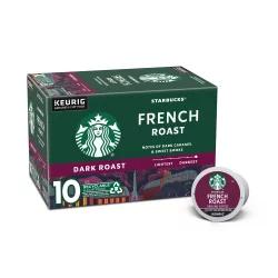 Starbucks K-Cup Coffee Pods—Dark Roast Coffee—French Roast—100% Arabica