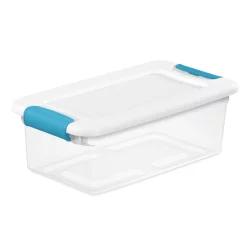 Sterilite Latching Storage Box - White/Clear