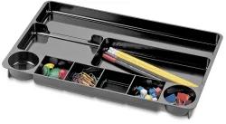OfficeMate 9-Compartment Drawer Tray - Black