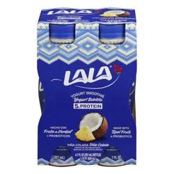 LALA Pina Colada Flavored Probiotic Yogurt Smoothies