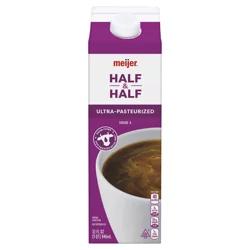 Meijer Half & Half Creamer, Quart