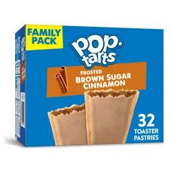 Pop-Tarts Breakfast Toaster Pastries Frosted Brown Sugar Cinnamon Proudly Baked in the USA