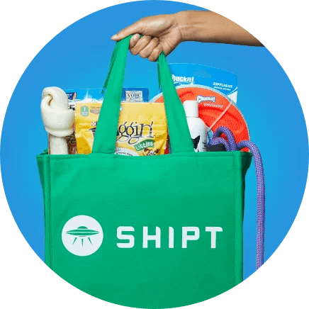 Get same-day pet supply delivery by using the Shipt shopping app