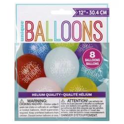 Unique Balloons 8 ea