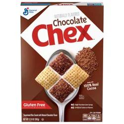 Chex Chocolate Chex Cereal, Gluten Free Breakfast Cereal, Made with Whole Grain, 12.8 oz
