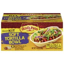 Old El Paso Soft Tortilla Bowl Dinner Kit 10.9 ea