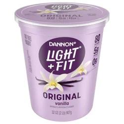 Light + Fit Nonfat Gluten-Free Vanilla Yogurt - 32oz Tub