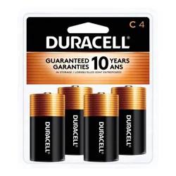 Duracell Coppertop C Batteries - 4pk Alkaline Battery