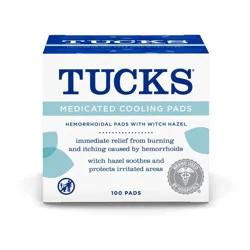 Tucks Medicated Cooling Pads 100 ea