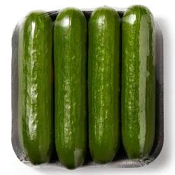 Seedless English Mini Greenhouse Cucumbers