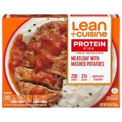 Lean Cuisine Frozen Meal Meatloaf with Mashed Potatoes, Protein Kick Microwave Meal, Meatloaf Dinner, Frozen Dinner for One