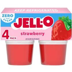 Jell-O Sugar Free Strawberry Jello Cups