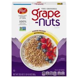 Post Grape Nuts Original Breakfast Cereal, 20.5 OZ Box
