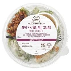 Fresh from Meijer Apple & Walnut Salad with Chicken Salad Bowl